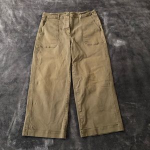 Everlane wide leg crop utility pant - size 14